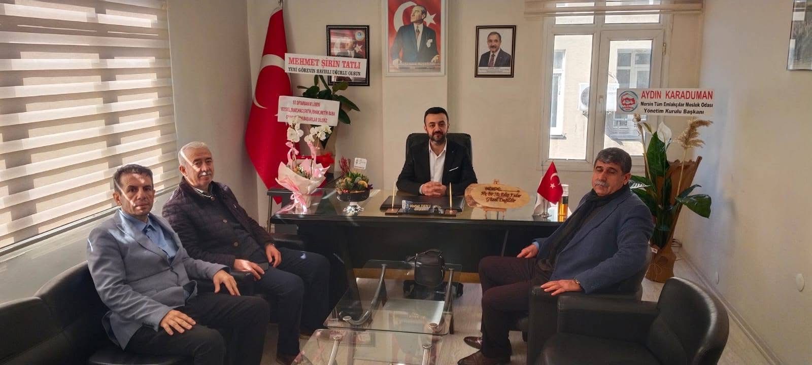 Batmanlılar Dernek Başkanı İhsan TAŞ ve Dem Parti il yöneticisi İsmail AKSU'dan Odamıza Ziyaret