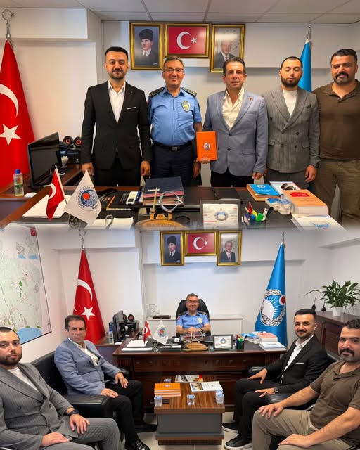 Akdeniz Belediyesi Zabıta Müdürü Sn. Ufuk Sivaslıoğlu'nu Makamında Ziyaret Ettik